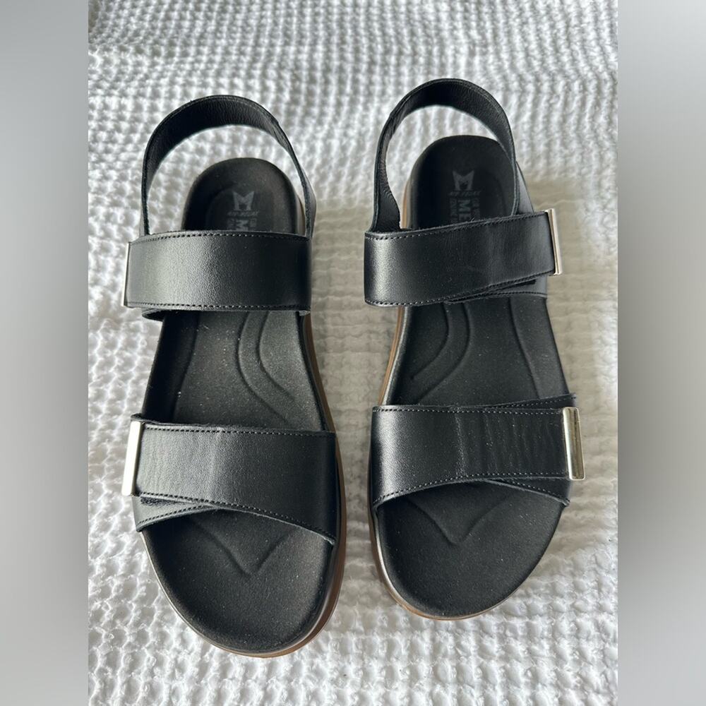 Mephisto Womens Dominica Leather Sandal - Black Leather NEW - Picture 7 of 14